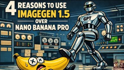 4 Reasons to Use ImageGen 1.5 Over Nano Banana Pro