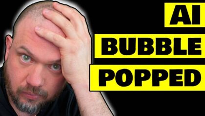 AI bubble JUST popped…