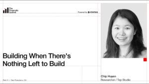 Chip Huyen: Building when it feels like there’s nothing left to build – The Pragmatic Summit