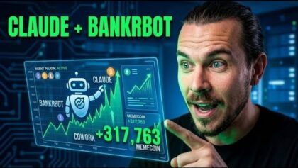 Claude Cowork + BankrBot runs my Memecoin (Agent Plugin Tutorial)