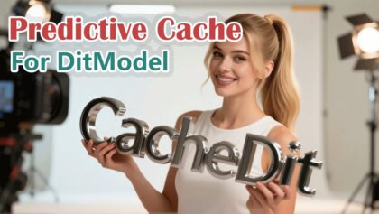 Dit 1.6x Faster Generation with CacheDit|The “Predictive” Cache: How Taylor Series Speeds Up AI Art