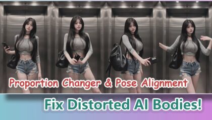 Fix Distorted AI Bodies! The Ultimate Guide to Proportion Changer & Pose Alignment in ComfyUI 🛠️