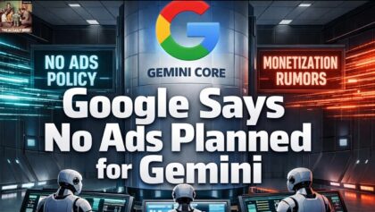 Google Says No Ads Planned for Gemini
