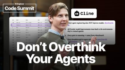 Hard Won Lessons from Building Effective AI Coding Agents – Nik Pash, Cline