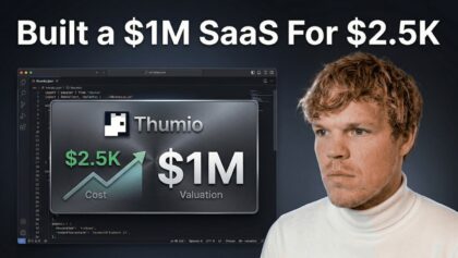 I built a $1M startup for $2,500