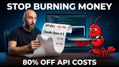I cut my OpenClaw API bill by 80% with one config change