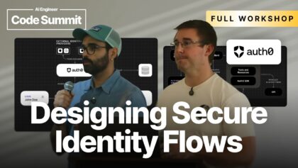 Identity for AI Agents – Patrick Riley & Carlos Galan, Auth0