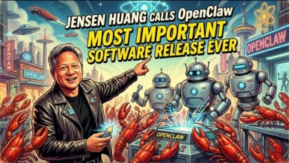 Jensen Huang Calls OpenClaw “Most Important Software Release Ever”