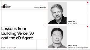 Lessons from building Vercel v0 and the d0 agent – The Pragmatic Summit