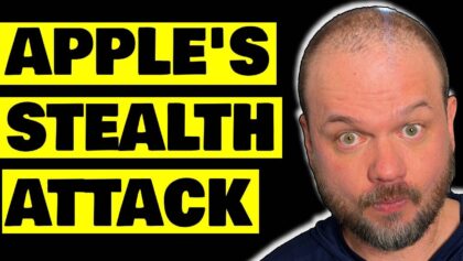 no one saw what APPLE just did…