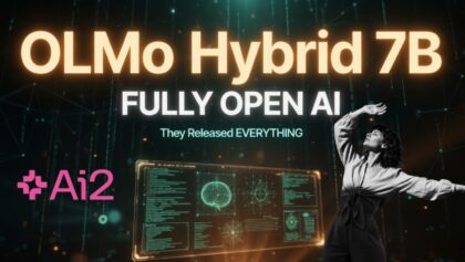 Olmo Hybrid 7B – The Most Open AI Model Just Got Smarter – Run Locally
