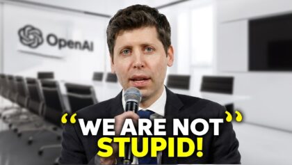 Sam Altman FIRES Back At Critics – We Are Not STUPID!