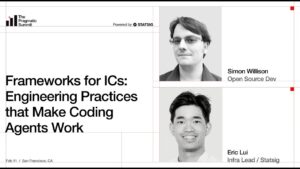 Simon Willison: Engineering practices that make coding agents work – The Pragmatic Summit