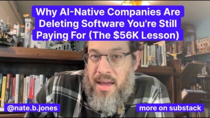 Why AI-Native Companies Are Deleting Software You're Still Paying For (The $56K Lesson)
