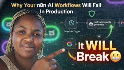 Why your AI workflow fails: 3 Common Mistakes in n8n and how to fix them.”
