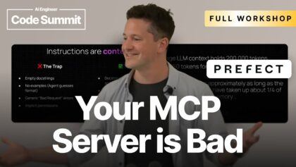Your MCP Server is Bad (and you should feel bad) – Jeremiah Lowin, Prefect