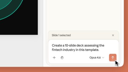 Building a PowerPoint with Claude
