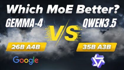 Gemma 4 26B A4B vs Qwen3.5 35B A3B: MoE Models Battle Locally